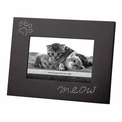 LSC Home Meow and Pawprints Picture Frame
