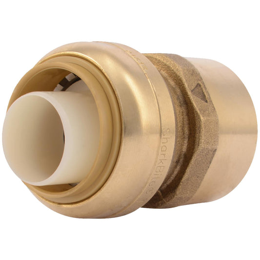 SharkBite 1 in. Push x 1 in. Dia. FPT Brass Connector
