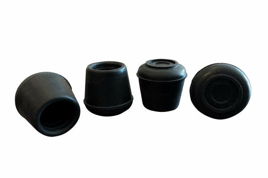 Shepherd Hardware 9128 1-Inch Inside Diameter Rubber Leg Tips, 4-Pack, Black