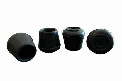Shepherd Hardware 9128 1-Inch Inside Diameter Rubber Leg Tips, 4-Pack, Black