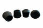 Shepherd Hardware 9128 1-Inch Inside Diameter Rubber Leg Tips, 4-Pack, Black