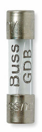 Eaton BUSSMANN 10A Fast Acting Glass Fuse with 250VAC Voltage Rating; GDB Series - pkg. of 5