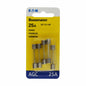 Bussmann BP/AGC-25 25 Amp Fast Acting Glass Tube Fuse