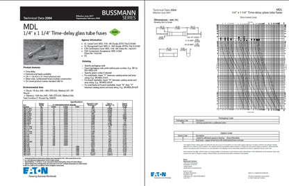Bussmann MDL-10 Buss Fuse MDL10 10A 32V (Pack of 5)