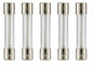 Pack of 5 Cooper Bussmann 250V 5A Time Lag Glass Tube Fuses MDL-5