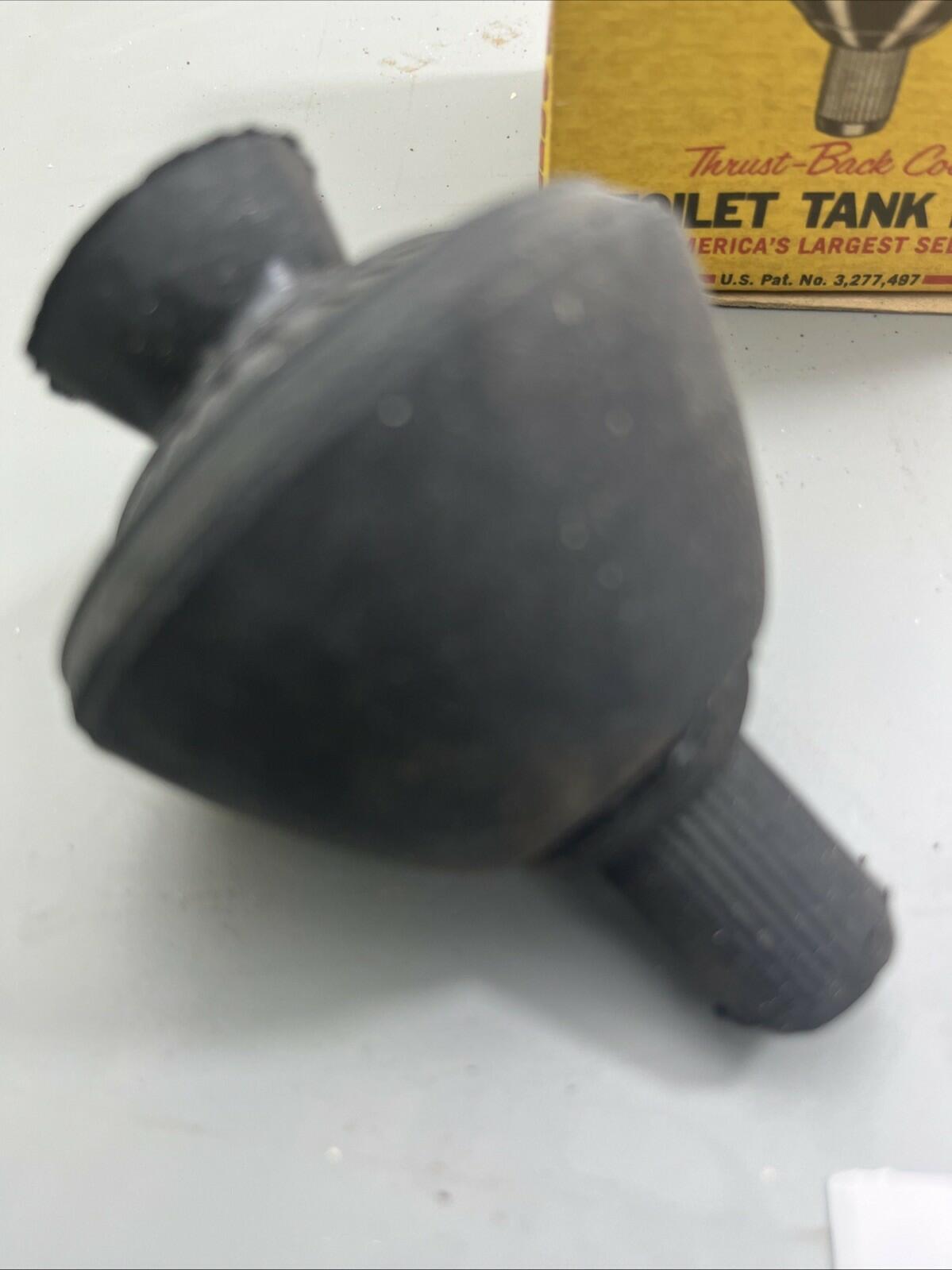 Vintage Water Master Thrust Back Collar Toilet Tank Ball With Original Box