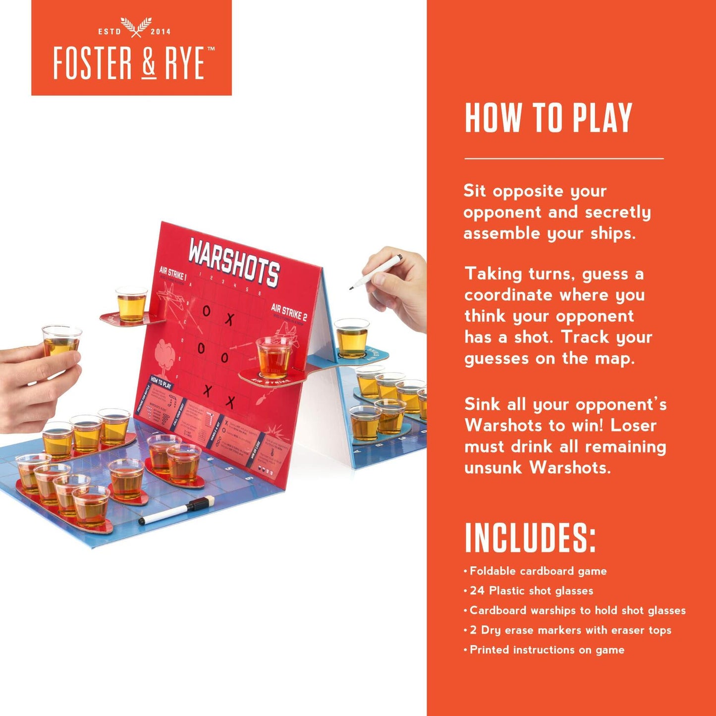 True Battle Shots Drinking Game for Adults