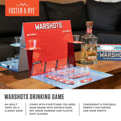 True Battle Shots Drinking Game for Adults