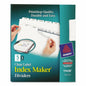 Avery 5 Tab Print & Apply Dividers, Index Maker, 5 Sets (11436)