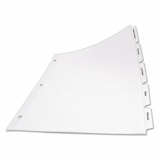 Avery 5 Tab Print & Apply Dividers, Index Maker, 5 Sets (11436)
