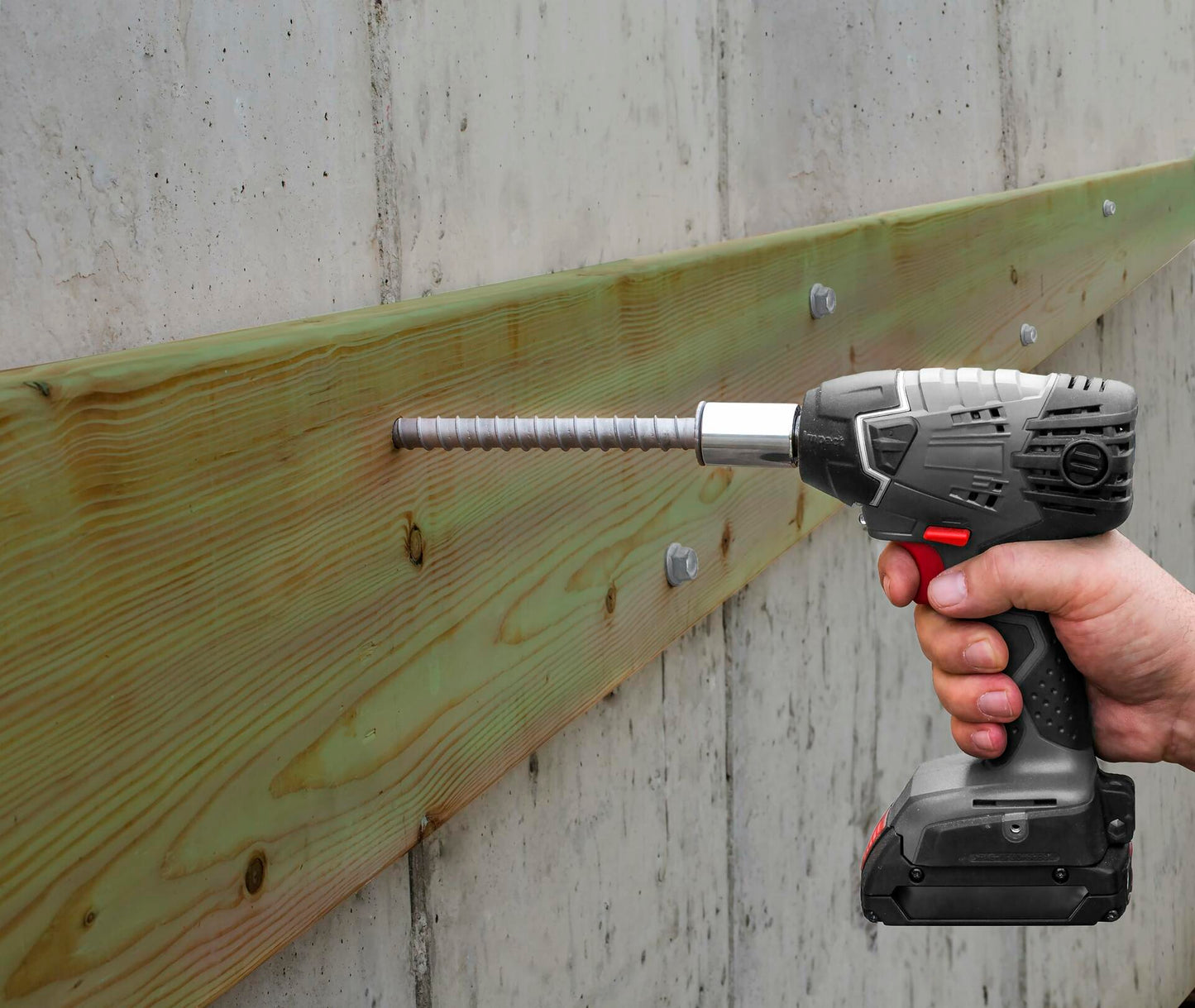 Simpson Strong-Tie THDB62612HMG Titen HD 5/8 in. x 6-1/2 in. Mechanically Galvanized Heavy-Duty Screw Anchor (10-Qty)