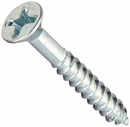 Hillman No. 6 x 1 in. L Phillips Zinc-Plated Wood Screws 100 pk