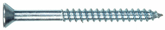 The Hillman Group 40808 Flat Head Phillips Wood Screw, 4 x 1/2-Inch, 100-Pack