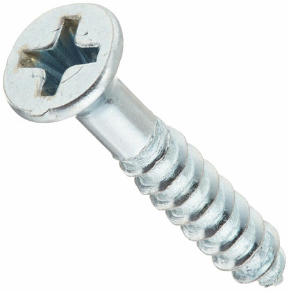 The Hillman Group 40826 Flat-Head Phillips Wood Screws (#8 x 1), 1 inches, zinc