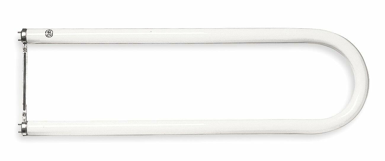 GE 72113 32 Watt 6 Inch T8 U-Bend 4100K 86CRI Medium Bipin Base Fluorescent Bulb (F32T8/SPX41/U6/ECO)