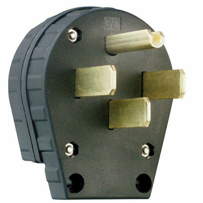 Legrand 3867CC5 Pass & Seymour Angle Plug for Dryers, Commercial Grade, 3-Pole, 30 or 50-Amp Configurable - Quantity 1