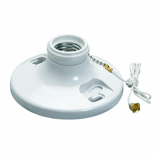 Legrand Pass & Seymour 250W WHT PullLampholder 18 Pack