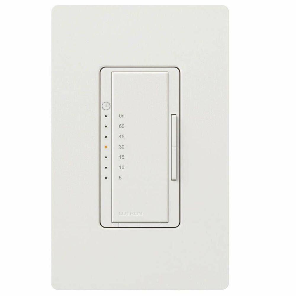 Lutron A-T51H-WH Maestro Countdown Timer By Maestro Mfrpartno Ma-T51H-WH