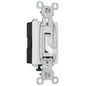 Legrand-Pass & Seymour CS15AC1WCC8 15A 120-volt/277 Voltage Alternating Current Side Wire Commercial Single Pole Switch, White