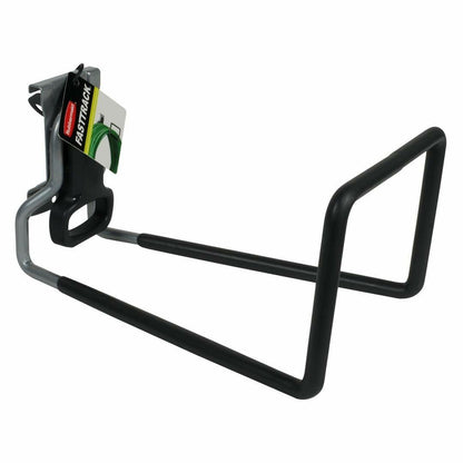 Rubbermaid FastTrack Rail Garage Storage System Water Hose Hook, Black (2 Pack)