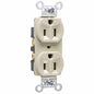 Legrand Pass & Seymour CRB5262ICC12 15 Amp Construction Specification Grade Duplex Receptacle Outlet, Back and Side Wire, Ivory (1 Count)
