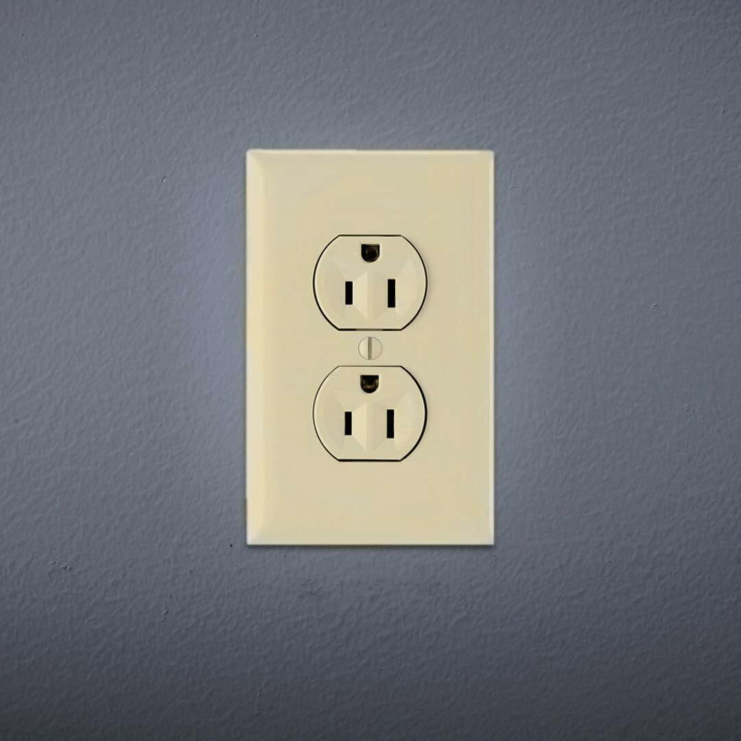 Legrand Pass & Seymour CRB5262ICC12 15 Amp Construction Specification Grade Duplex Receptacle Outlet, Back and Side Wire, Ivory (1 Count)