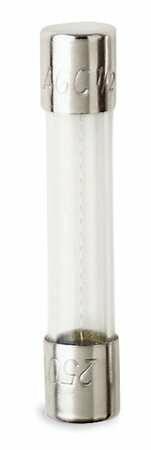 BUSSMANN AGC-1-1 Amp Fast Acting Glass Tube Fuse 250V Ul Listed (Pack of 25)