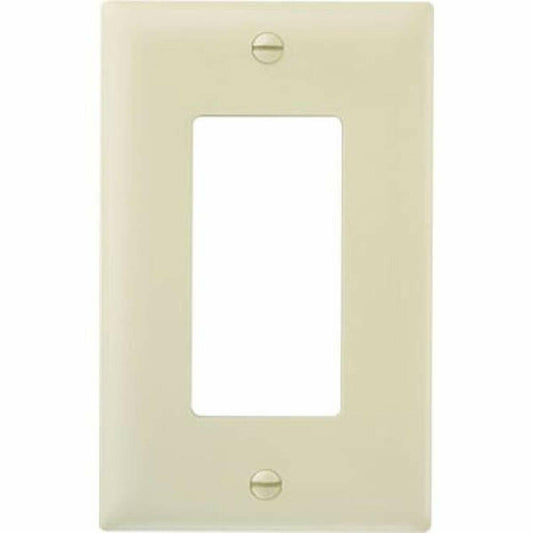 Legrand-Pass & Seymour TP26ICP Trade Master Nylon Wall Plate with One Decorator Opening, One Gang, Ivory