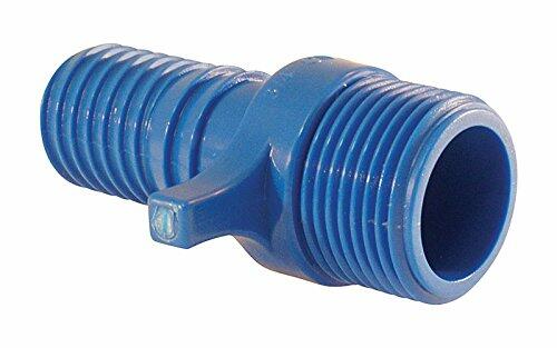 Apollo Blue Twister 3/4 in. Insert x 3/4 in. Dia. MPT Acetal For Pressure Applications Male Adapter