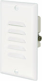 Eaton 7739W 15-Amp 120-Volt LED Steplight with Vertical and Horizontal Louvered Wall plates, White