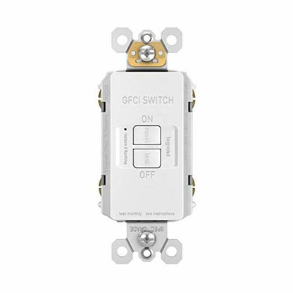 Legrand Radiant 2087WCCD4 20 Amp GFCI Self Test Deadfront Decorator Duplex Outlet, White (1 Count)