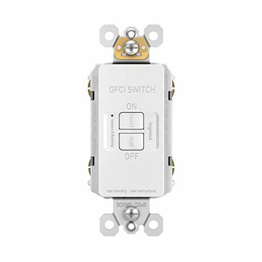 Legrand Radiant 2087WCCD4 20 Amp GFCI Self Test Deadfront Decorator Duplex Outlet, White (1 Count)