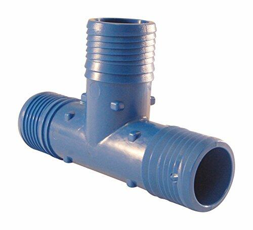 Apollo Blue Twister 1-1/4 in. Insert x 1-1/4 in. Dia. Insert Acetal For Pressure Applications Tee