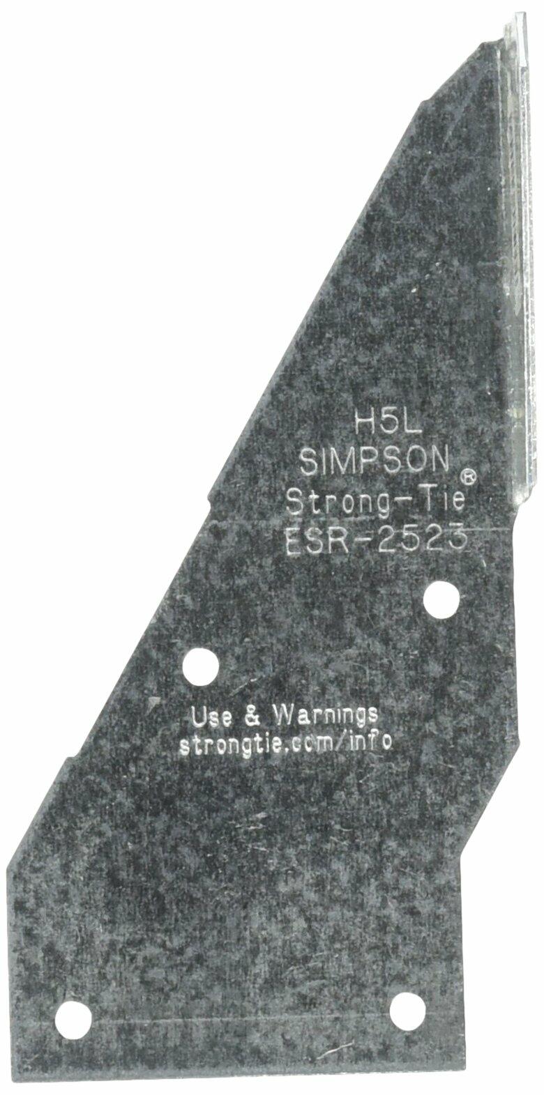 Simpson Strong Tie Simpson Strong Tie H5 18-Gauge Hurricane Tie