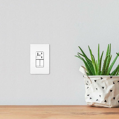 Legrand Pass & Seymour LSCLDC163PWCCV4 450W LS Series Preset Dimmer Light Switch for Dimmable LED and CFL Bulbs Plus 1.6A Fan Control, Single Pole/3-Way, White (1 Count)
