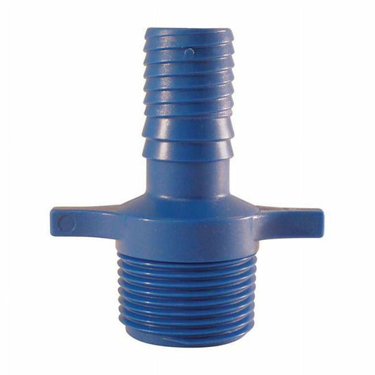 Blue Twisters Apollo 3/4 in. Insert x 3/4 in. Dia. MPT Acetal for Pressure Applications Elbow