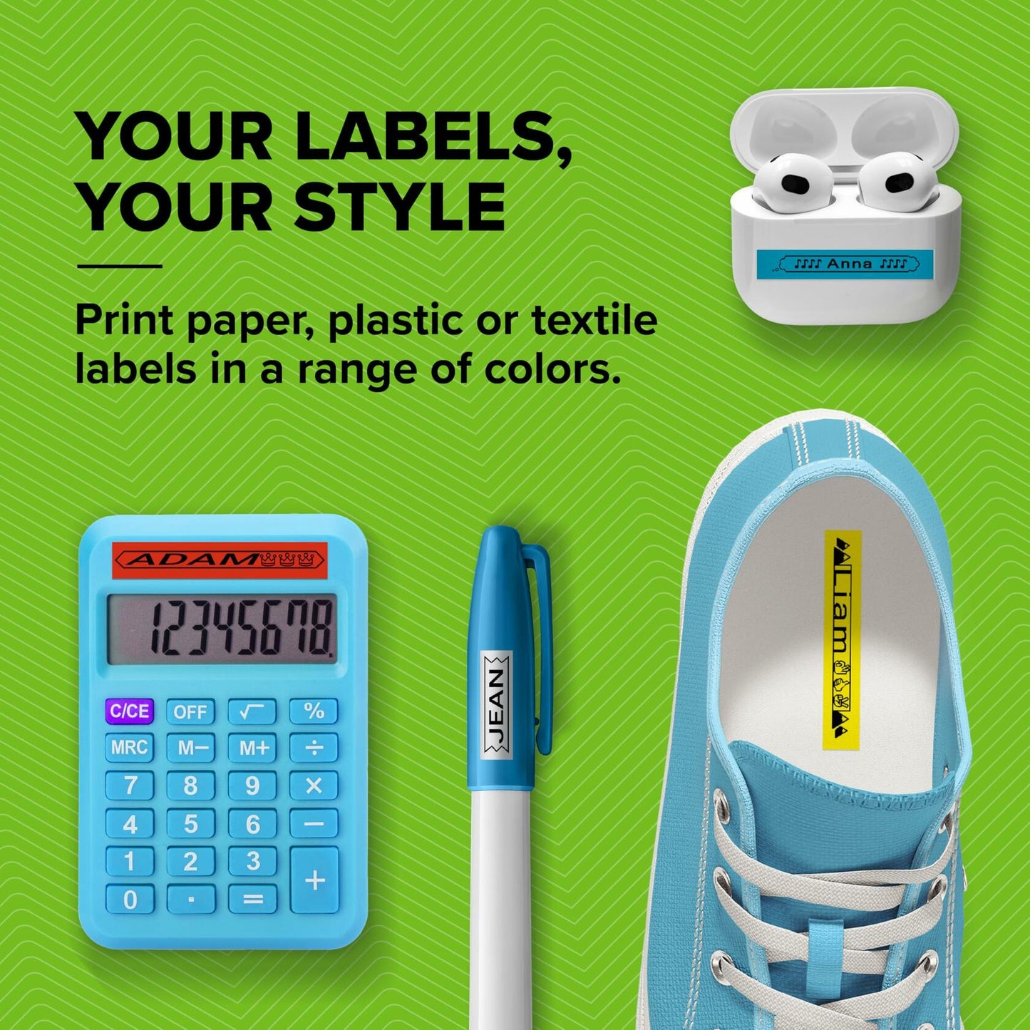 DYMO LT Paper Labels, Black Print on White Labels, 1/2-Inch x 13 Feet, 2 Rolls