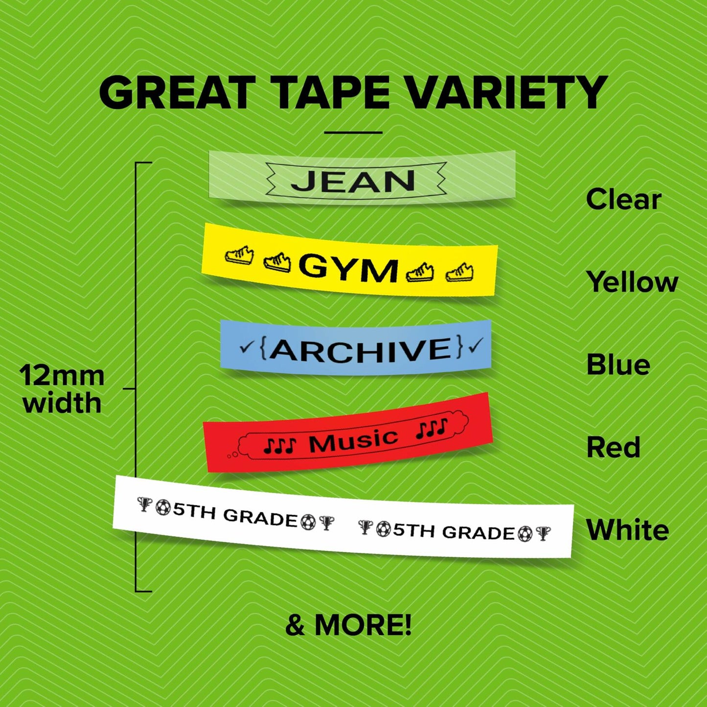 DYMO LT Paper Labels, Black Print on White Labels, 1/2-Inch x 13 Feet, 2 Rolls