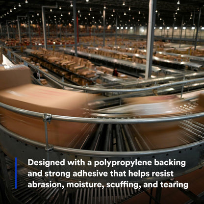 Scotch High Tack Box Sealing Tape 375+, Film Backing with Synthetic Rubber Adhesive, Clear Color, 48 mm x 50 m, 36/Case