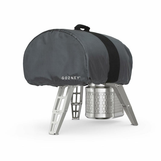 Gozney Roccbox Portable Pizza Oven Cover, 900D Waterproof Cover for Outdoor Pizza Oven with Heavy-Duty Strap for Ease Transport, Black