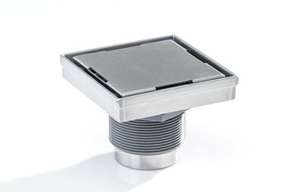 Designline 4 in. x 4 in. Square Drain Tile-in Grate