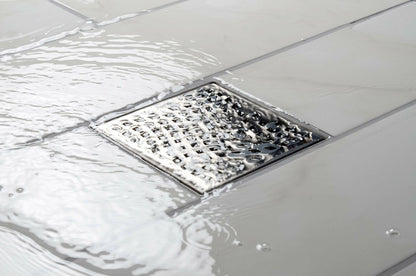 Designline 6 in. x 6 in. Square Drain Wave Grate