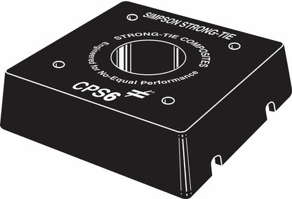 Simpson Strong-Tie CPS6 CPS Composite Plastic Standoff for 6x6 (Pack of 25)