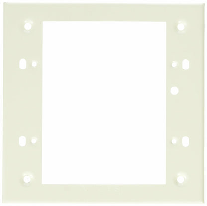 Legrand Wiremold V5751-2 Metal Raceway for Extending Power, 500 and 700 Series, 2 Gang Flush Type Extension Adapter Box, 15/16" Deep, Ivory (1 Pack)