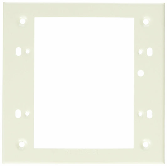 Legrand Wiremold V5751-2 Metal Raceway for Extending Power, 500 and 700 Series, 2 Gang Flush Type Extension Adapter Box, 15/16" Deep, Ivory (1 Pack)