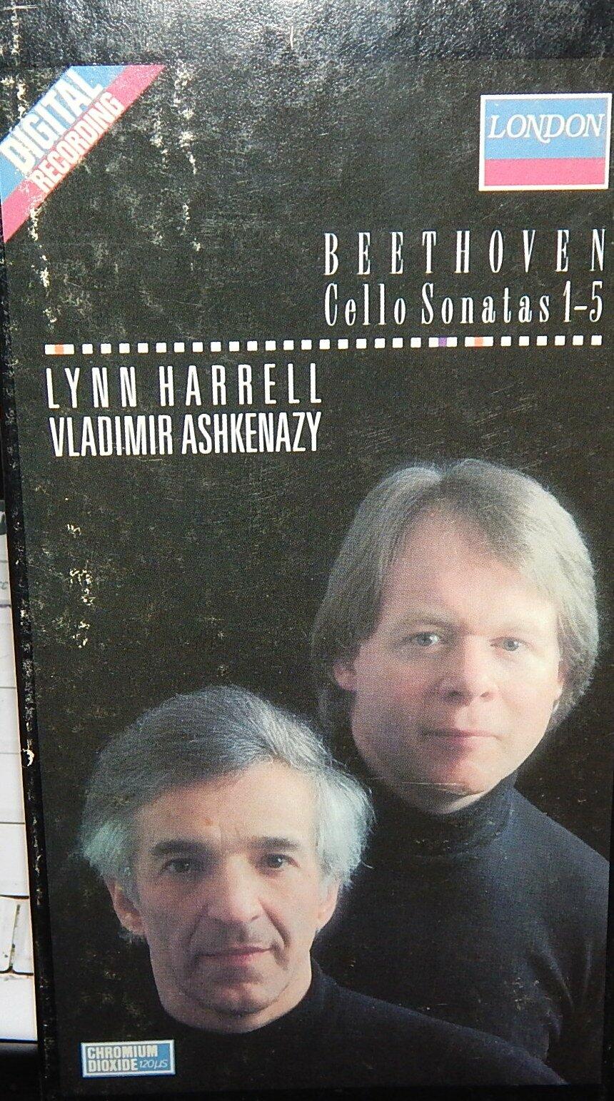 Beethoven:5 Cello Sonatas [Audio Cassette] Harrell and Ashkenazy