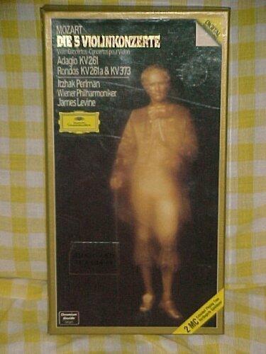 Die 5 Violinkonzerte [Audio Cassette] Wolfgang Amadeus Mozart; James Levine; Itzhak Perlman / violine and Wiener Philharmoniker