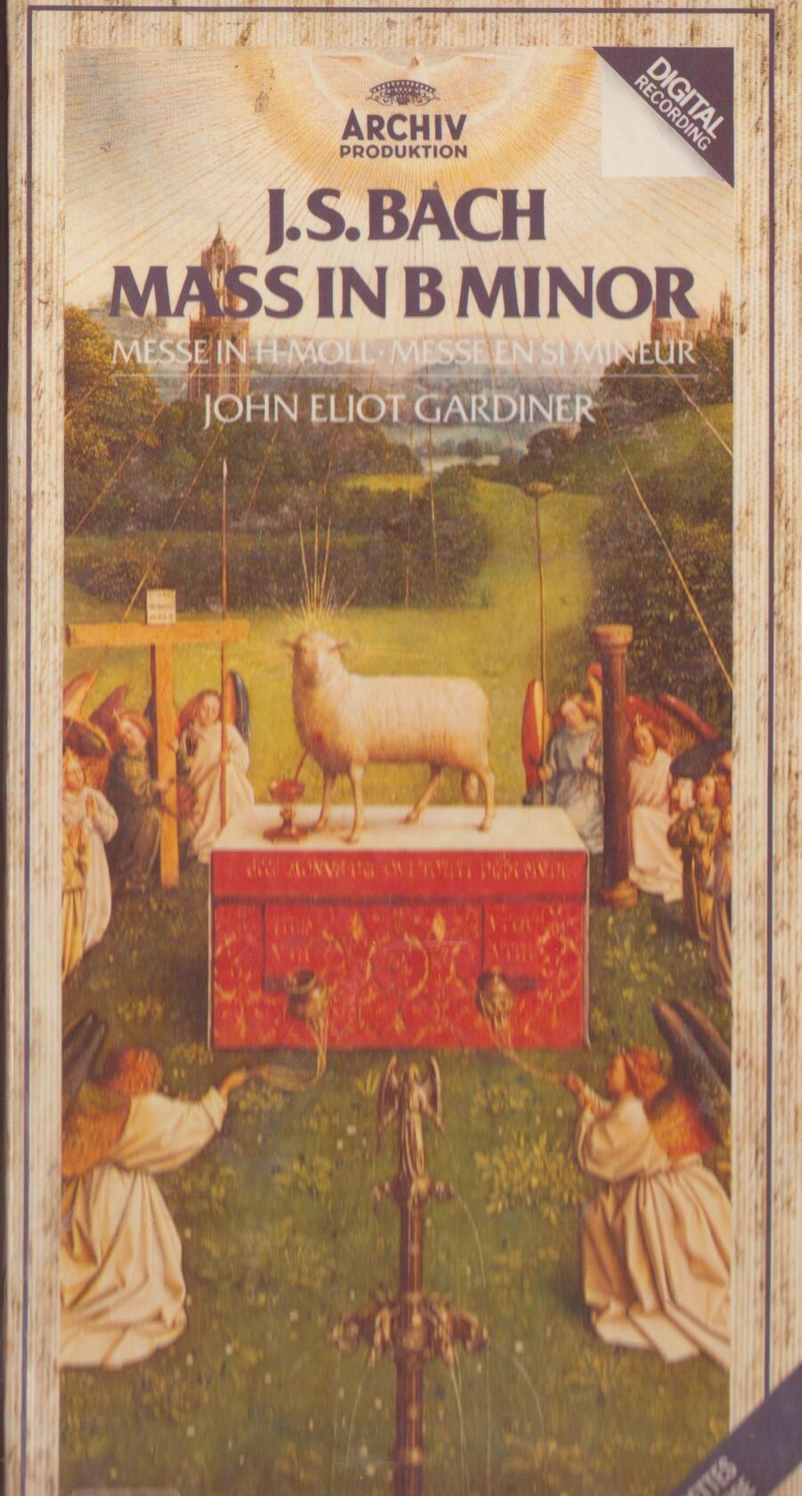 Bach: Mass in B Minor [Audio Cassette] John Eliot Gardiner; Monteverdi Choir and English Baroque Soloists
