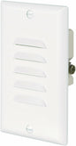 Eaton 7739W 15-Amp 120-Volt LED Steplight with Vertical and Horizontal Louvered Wall plates, White
