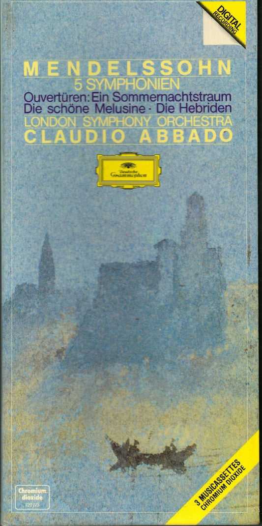Mendelssohn:Syms. 1-5 [Audio Cassette] Abbado/Lso